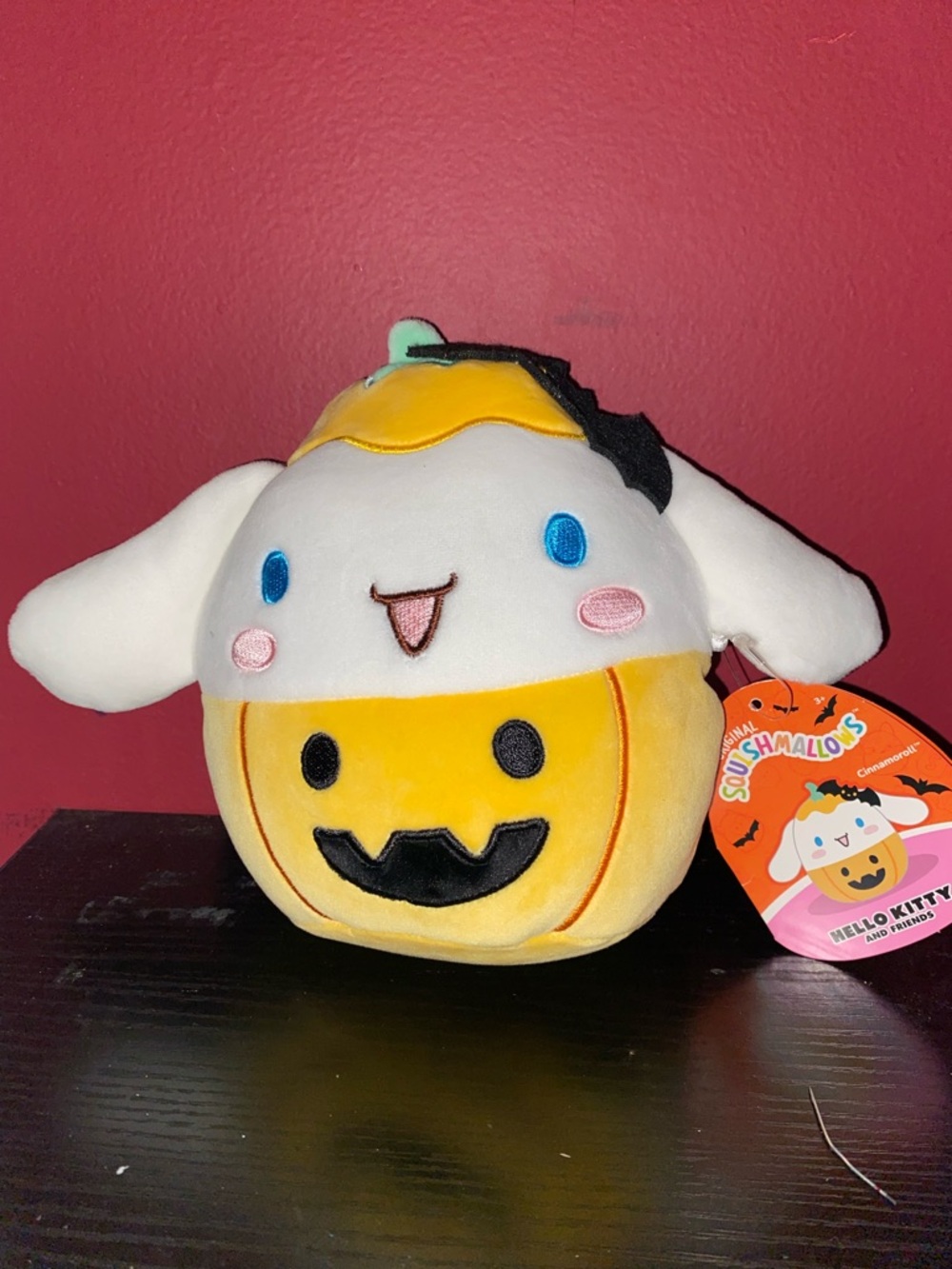 Sanrio Cinnamoroll Pumpkin Plush - White, Yellow & Blue